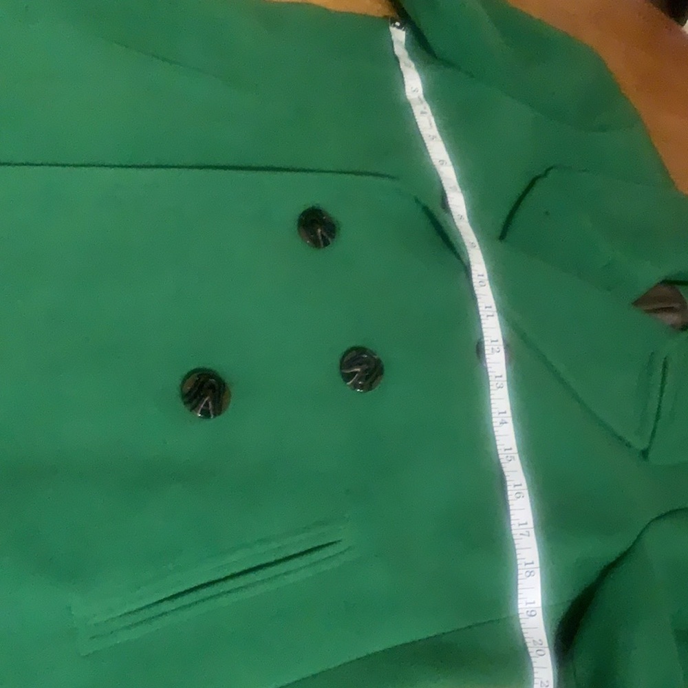 Calvin Klein Green Pea Coat 🍀🍀☘️ - Picture 13 of 16